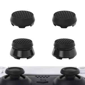 PlayVital Thumbs Pro ARMOR Thumbstick Extender for ps5 Controller, Joystick Caps Grip for ps5 Controller - 2 High Raise and 2 Mid Raise Dome