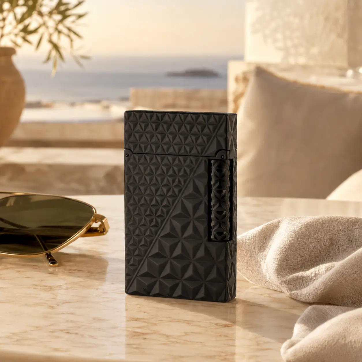 Classical Fire X Black Cool DPT Lighter, Luxury 135g Ping Sound Lighter Accessories, Ideal Gift for Him for Father's Day