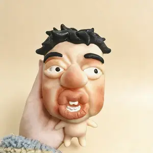 DIY Pimple Popping Toy Super Squishy Silicone Fidget Model with Realistic Texture Non-Toxic Stress Relief Gift for Halloween Christmas