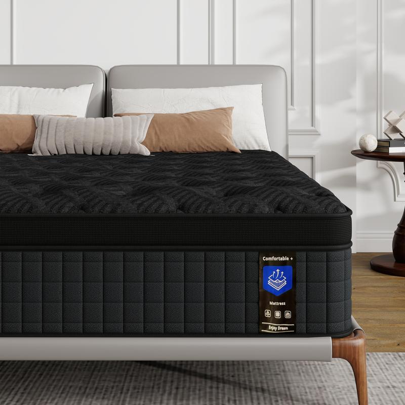 Hybrid Mattress in a Box,12/14 Inch, Twin / Full / Queen / King SizesCooling Memory Foam & Pocket Springs, MediuFirm, Pressure Relief, CertiPUR-US & OEKO-TEXCertified colcho  para  cama queen size mattress jelly bed mattress colchones para cama