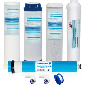 5 Stage Reverse Osmosis  Filter Set with 75 GPD Membrane -2.5 x 10 Inch