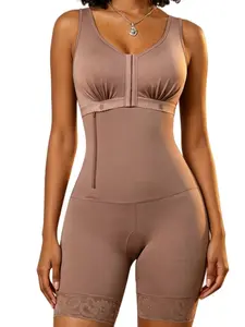 1 Count Women's Purple Full Body Bodysuit, Fajas, Colombian Shapewear, Front Hook Eye And Side Zipper Open Crotch Design Shapewear, Butt Lifting And Tummy Control Jumpsuit, Suitable For Yoga, Training, Sports