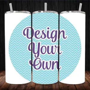 Customize Your Own 20oz Tumblr with Any Design You Want - Reusable Water Bottles for Drinkware - Mug, Washable, Tumbler, Portable, Cup, Bottled Stylish