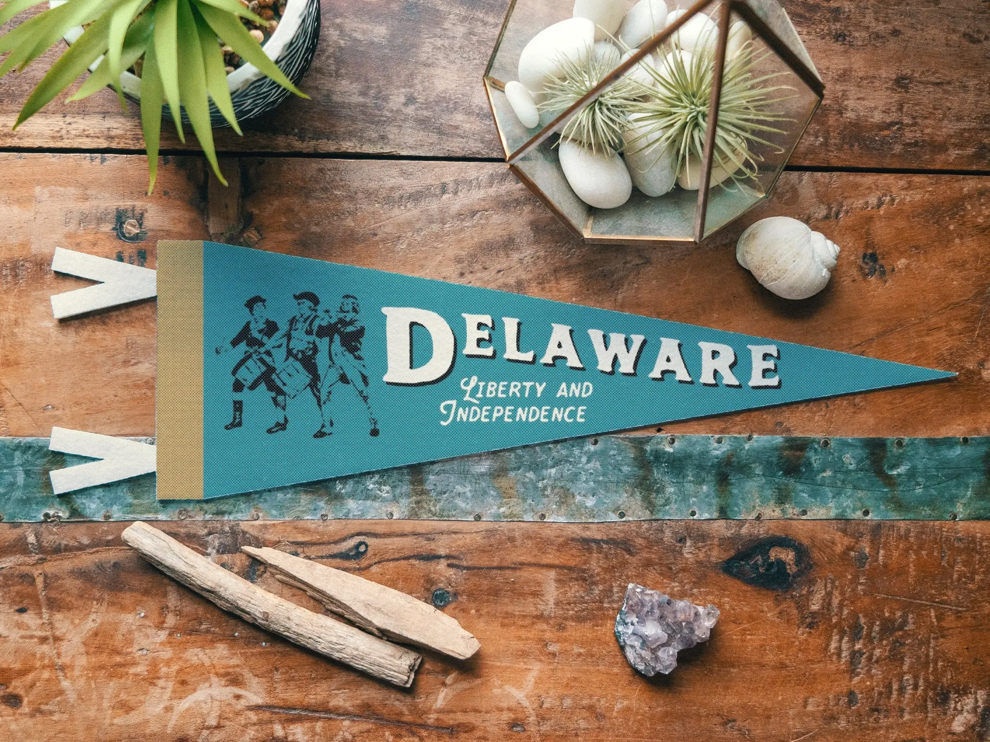 Delaware Felt Pennant