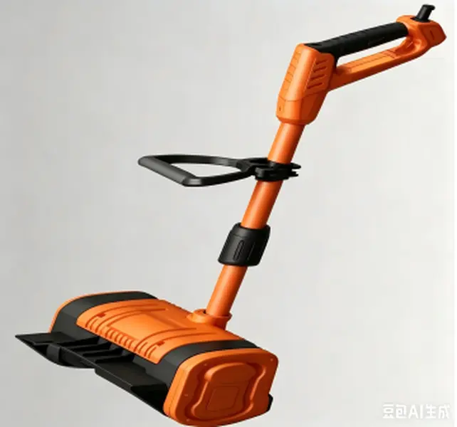 12 Inch Electric Snow Shovel JRSN002-Z | 350W Cordless Snow Remover, Orange Plastic & Copper Motor, Quick Snow Removal for Driveway, Patio & Steps
