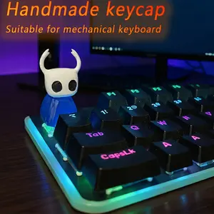 1pc Creative Hand-Painted Stereo Keycaps |   Mechanical Keyboard Cartoon Keycaps, Game Keyboard Decorative Additions, 3D Printed ABS Material, Non-Electronic, Unique Gifts for Players, Birthday, Valentine'S Day, Christmas Gifts