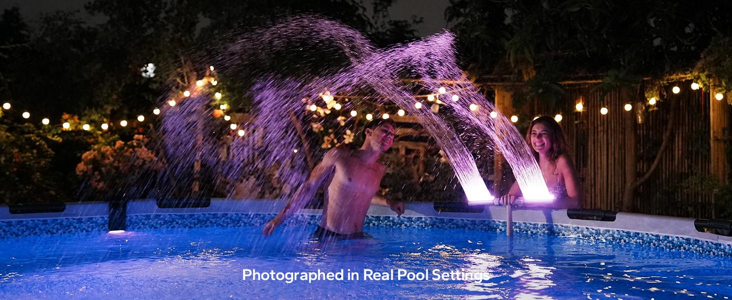 IP68 waterproof pool fountain cooling