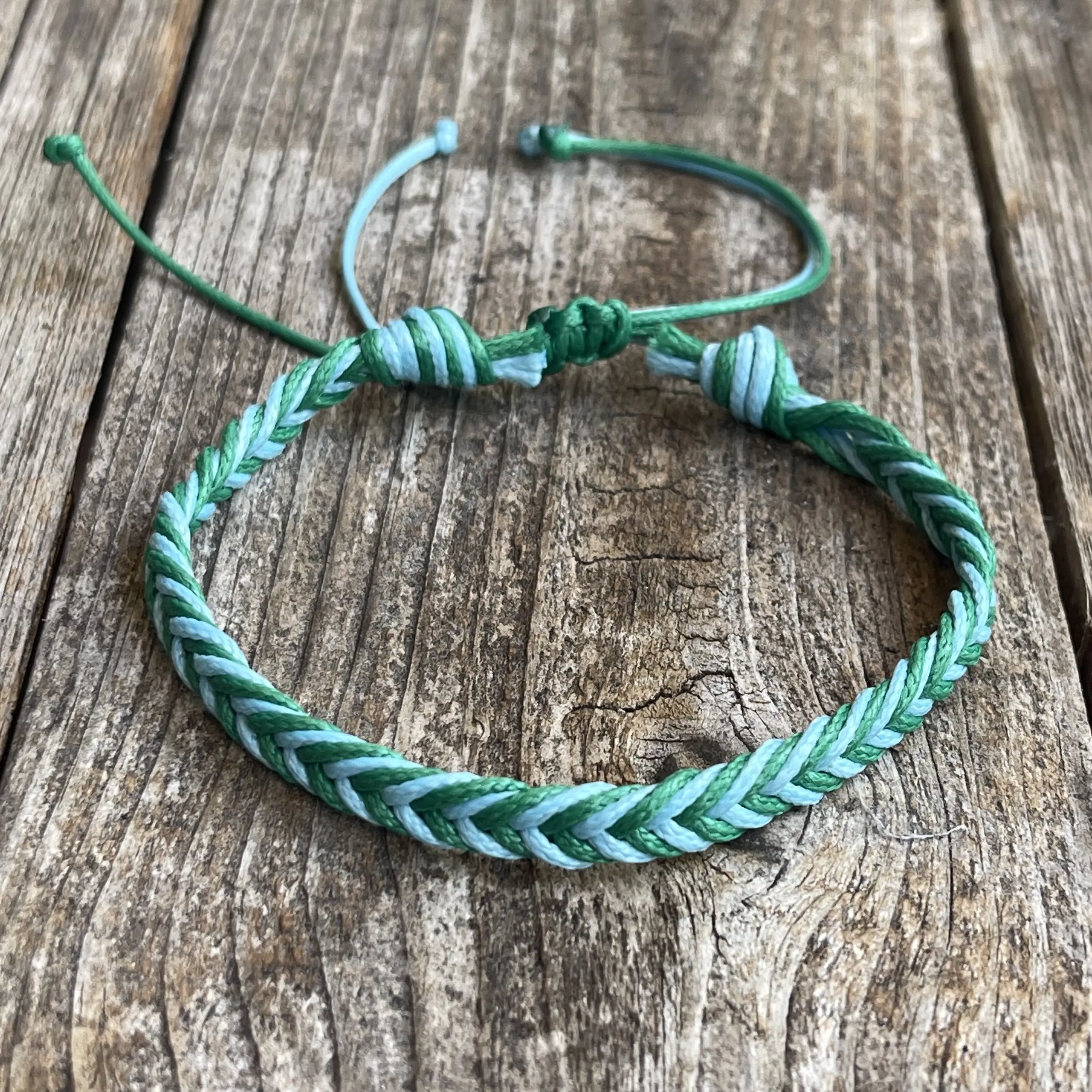 Two Color Braided Anklet Friendship Anklet Bracelet