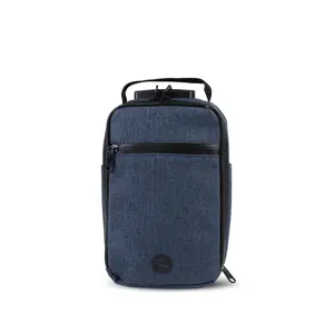 Rig Mini - 100% Smell Proof, Lockable Blue Canvas Crossbody