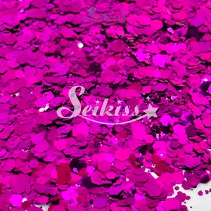 Berry Magenta Metallic Chunky Glitter - Purple Glitter