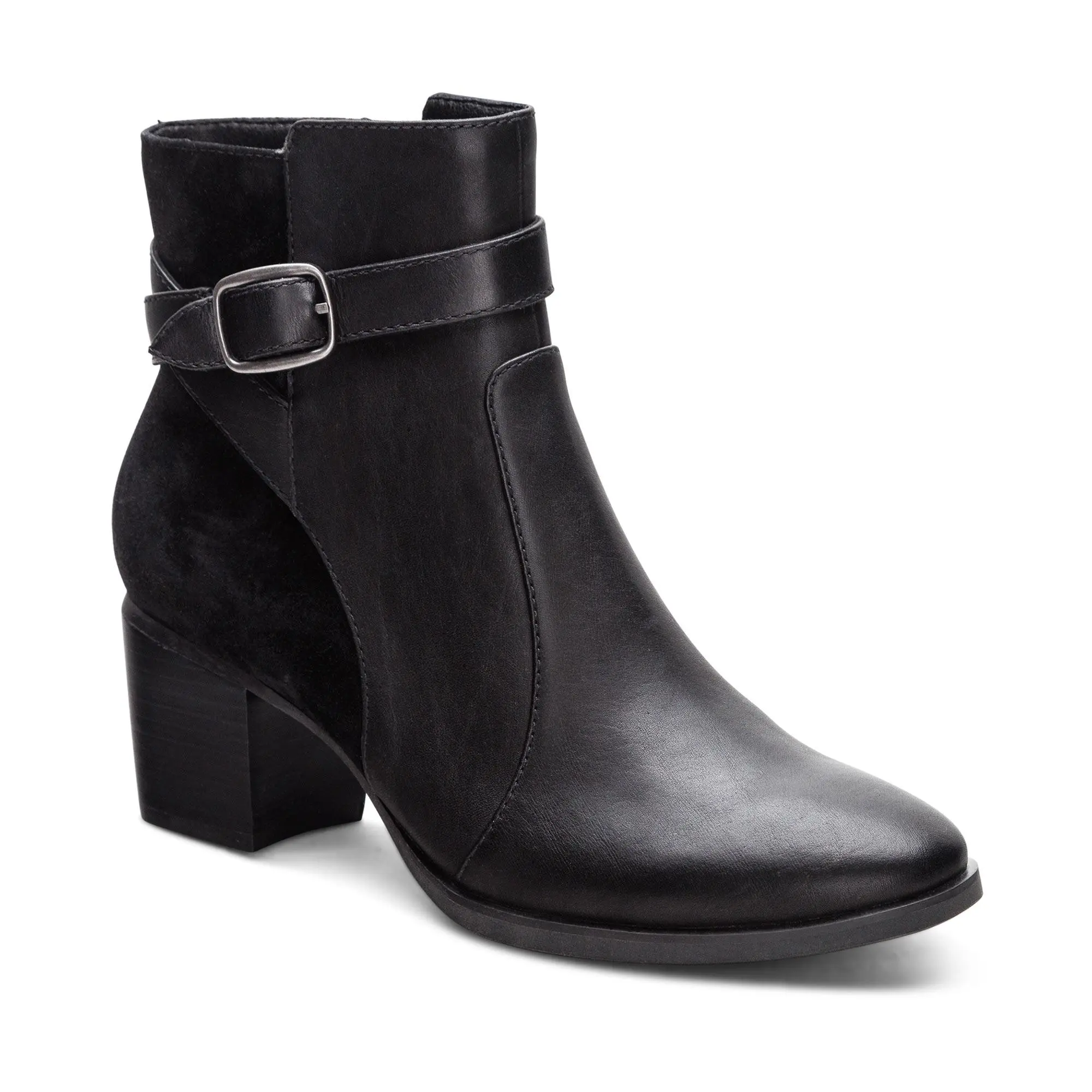 Aetrex Rebecca Heel Boot - Black | Women's Orthotic Boots for Foot Pain Relief & All-Day Comfort