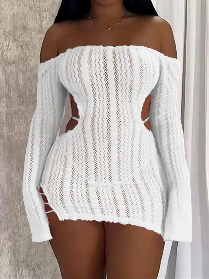 white christmas dresses Lula Cut Out Knit Dress