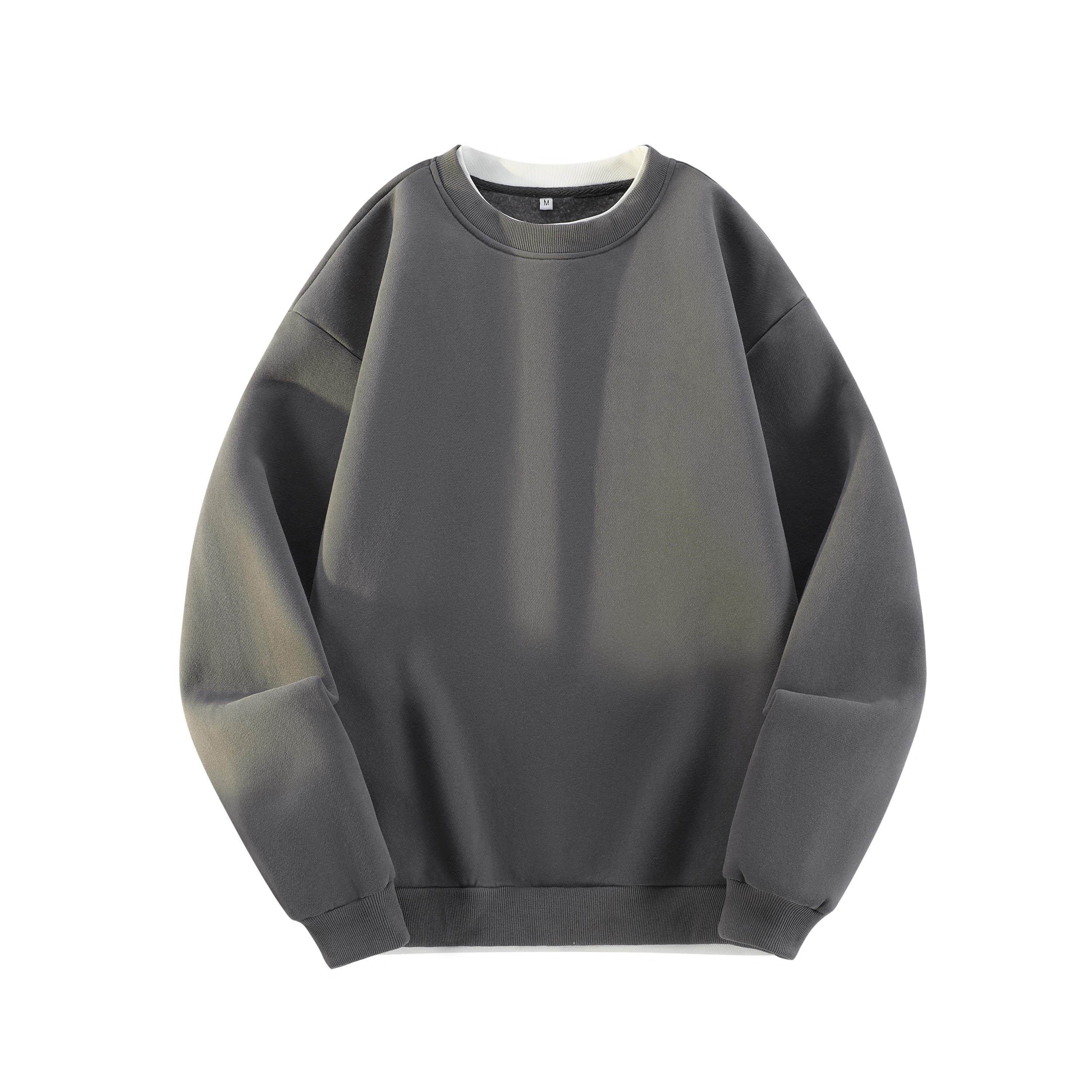 3-Pack Men’s Crew Neck Sweatshirts, Casual Long Sleeve Pullovers, Basic Solid Color Athletic Sweatshirts, Casual Basic Sweat Tops for Gym, Running, Outdoor, and Everyday Wear
