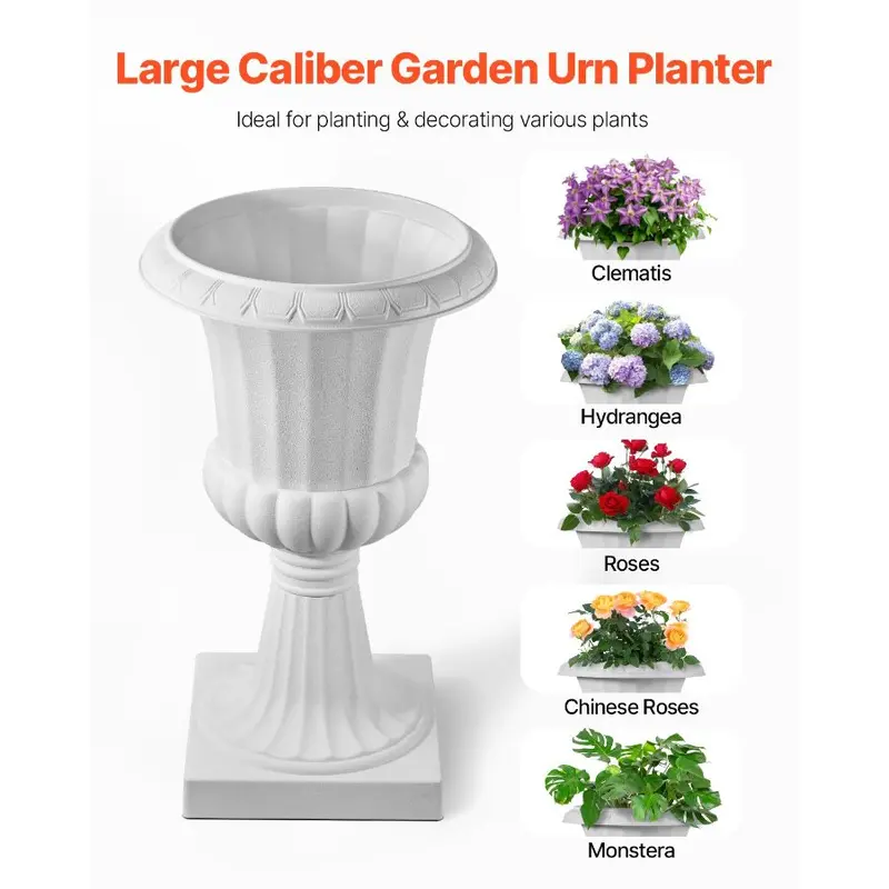 saucer planter The Ceramic Cylinder Planter with Saucer, 2nd Generation main image 1