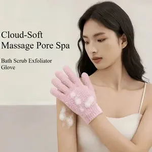Antibacterial Five-Finger Bath Glove, Exfoliating Home Shower Accessory, Unisex, Gentle on Skin, Ideal for Daily Use
