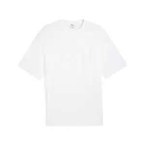 PUMA Mens Porsche Legacy Essentials Motorsport Crew Neck Short Sleeve Casual Tops Casual - White