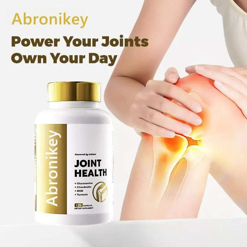 Joint Health Supplement for Women & Men with Glucosamine, Chondroitin, MSM & Turmeric - 120 Capsules
