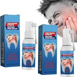 Toothache Relief Spray – Fast Soothing Oral Spray for Tooth & Gum Discomfort, Helps Ease Toothache Discomfort with, Mint & Wintergreen, Alcohol-Free Herbal Dental Care Spray, .health