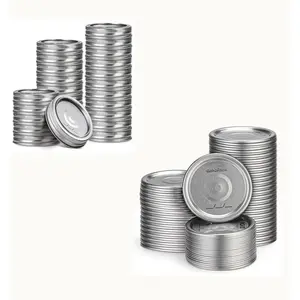 WIDE MOUTH (24Lids+24Rings) + 100Lids