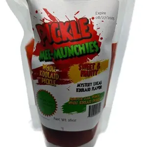 Mystery Koolaid Sliced Pickles, Flavored Pickles, Sweet Pickles Snack Fruity Sweet
