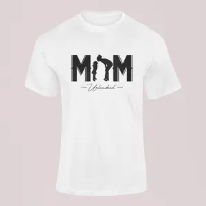 Mom Unleashed t-shirt black print