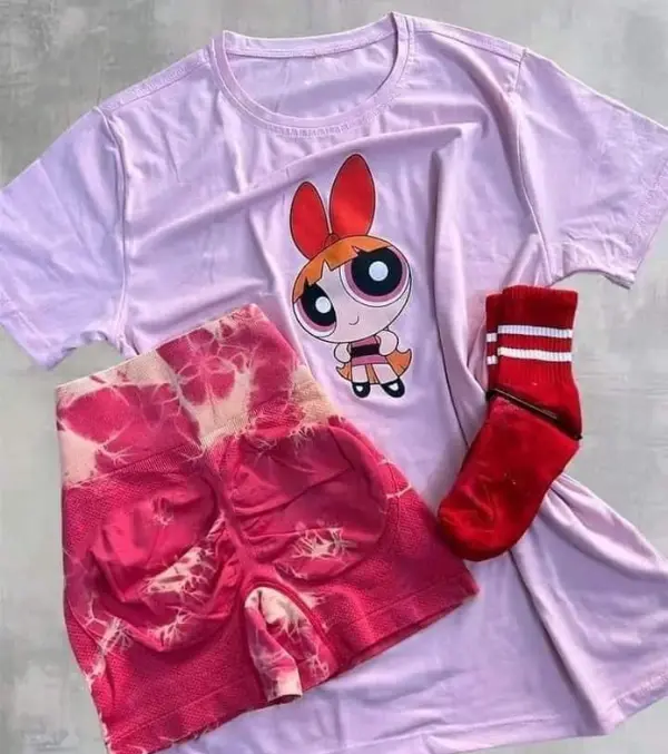 (Only T-shirt) Powerpuff Girls Blossom Vintage Graphic Tee, Cartoon Character Shirt, Aesthetic Graphic T-shirt, Hoodie and Sweatshirt