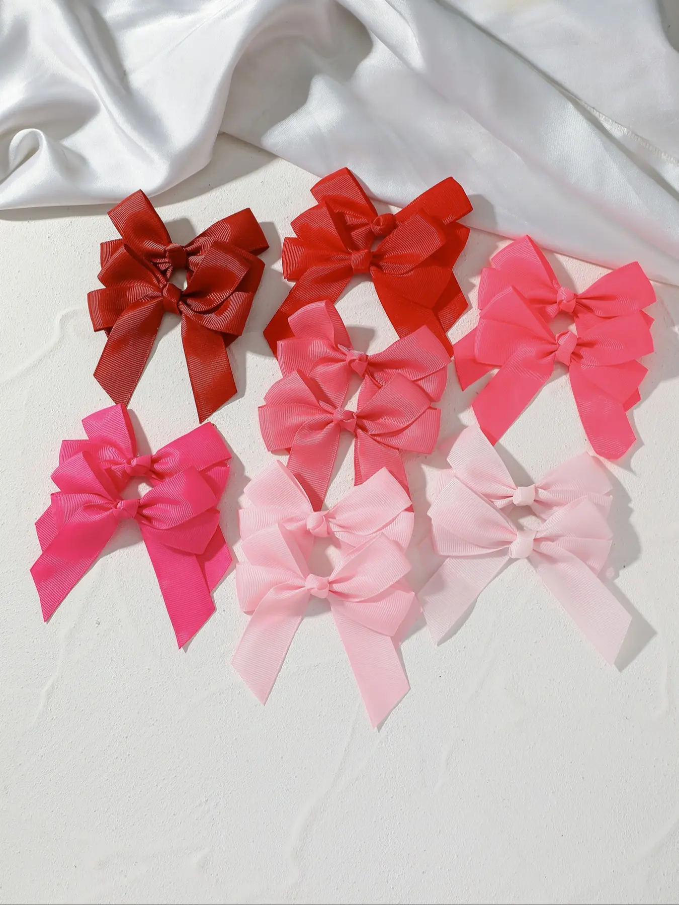 60-Piece Cute Macaron Color Bow Hair Clips, Barrettes, Safe  display picture 1