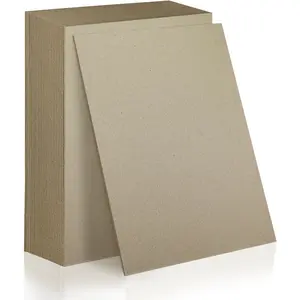 25 Sheets 12.5x10" Book Board 2 mm 80 PT for Book Binding Thick Grey Board for Bookbinding,Box Making. Chip Board for Supporting  Board Sheet