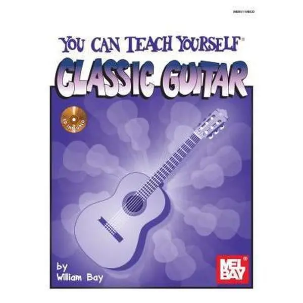 Used Classic Guitar Tutorial Book - "You Can Teach Yourself Classic Guitar" by William Bay, Paperback with Audio CD