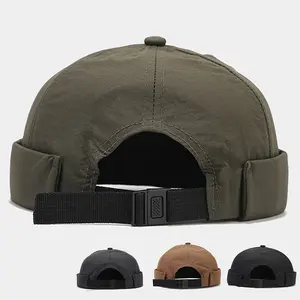 Quick-Dry Breathable Thin Brimless Spring Summer Unisex Hat Hipster Watermelon Hat Trendy Men's American Workwear Hat Chef Restaurant Coffee Shop Employee Hat Trendy Sailor Hat Newsboy Hat