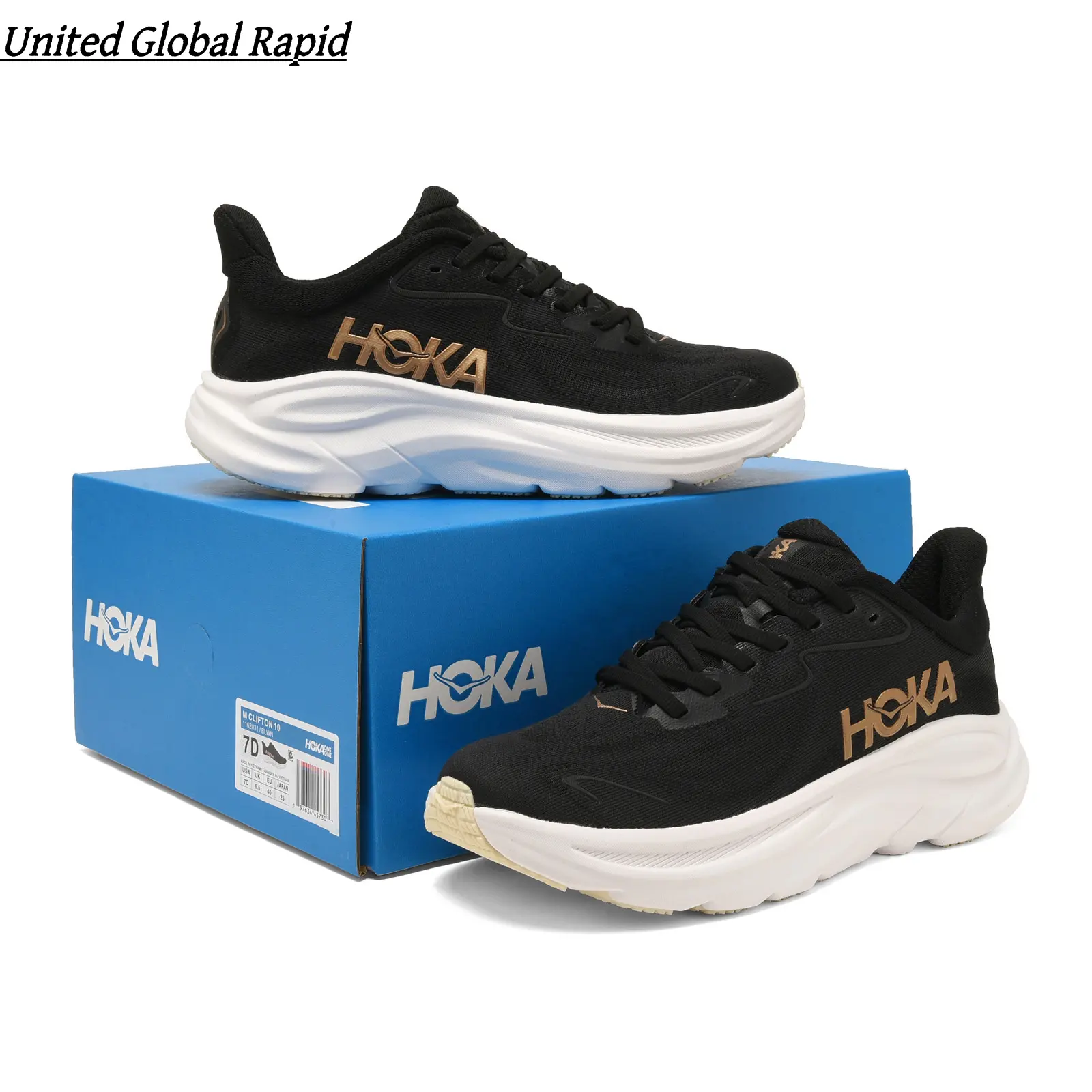 Black & Gold Chunky Platform Sneakers - Premium Mesh Running Shoes with Thick Cushioned Sole for Streetwear, Gym & Daily Walk