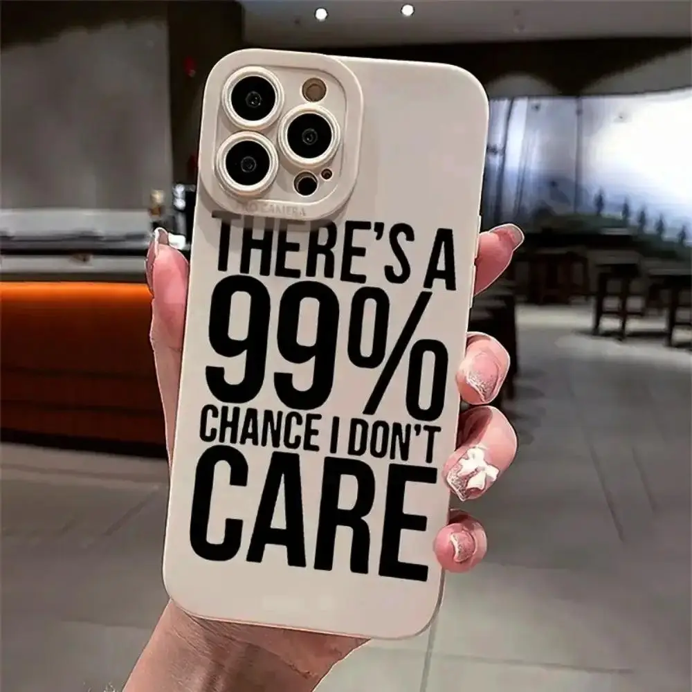 Slogan Graphic Phone Case, Fashion Phone Protective Case, Full Coverage Shockproof Phone Cover Compatible With iPhone 16/15/14/13/12/11/XS/XR/X/7/Mini
