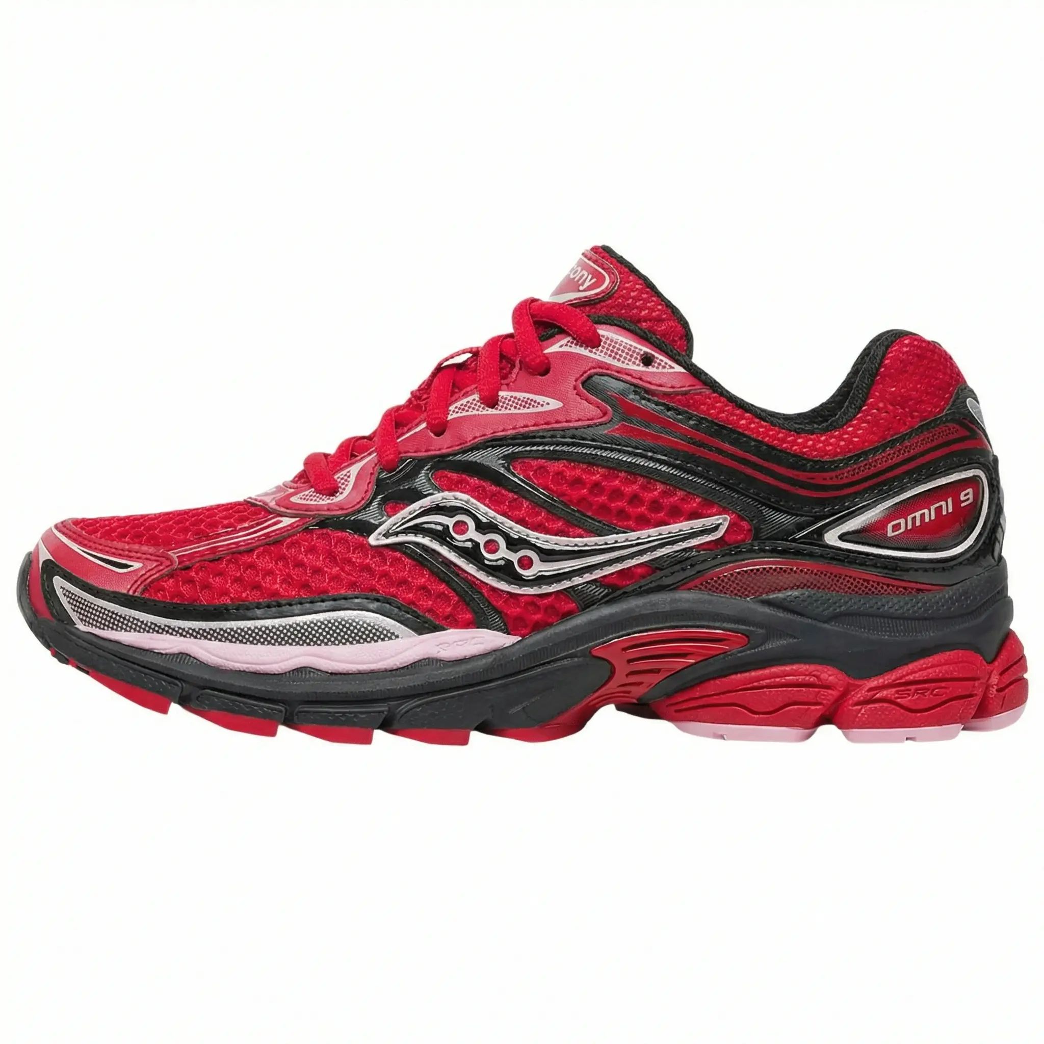 Saucony Men's ProGrid Omni 9 'St. Valentine' Running Shoes - Lightweight Breathable Mesh Upper, Responsive Cushioning, Durable Rubber Outsole, True Size Fit (US M 10.5, US Sizes 6-12), Casual Daily Wear, Male Sneaker with Reliable Traction