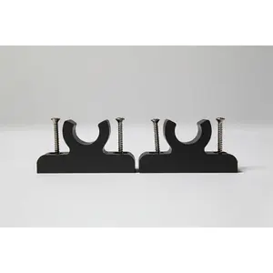 Heavy-Duty Marine Pole-Anchor Clip Set – Secure Your Marine Pole-Spike on Kayaks, Skiffs & Boats