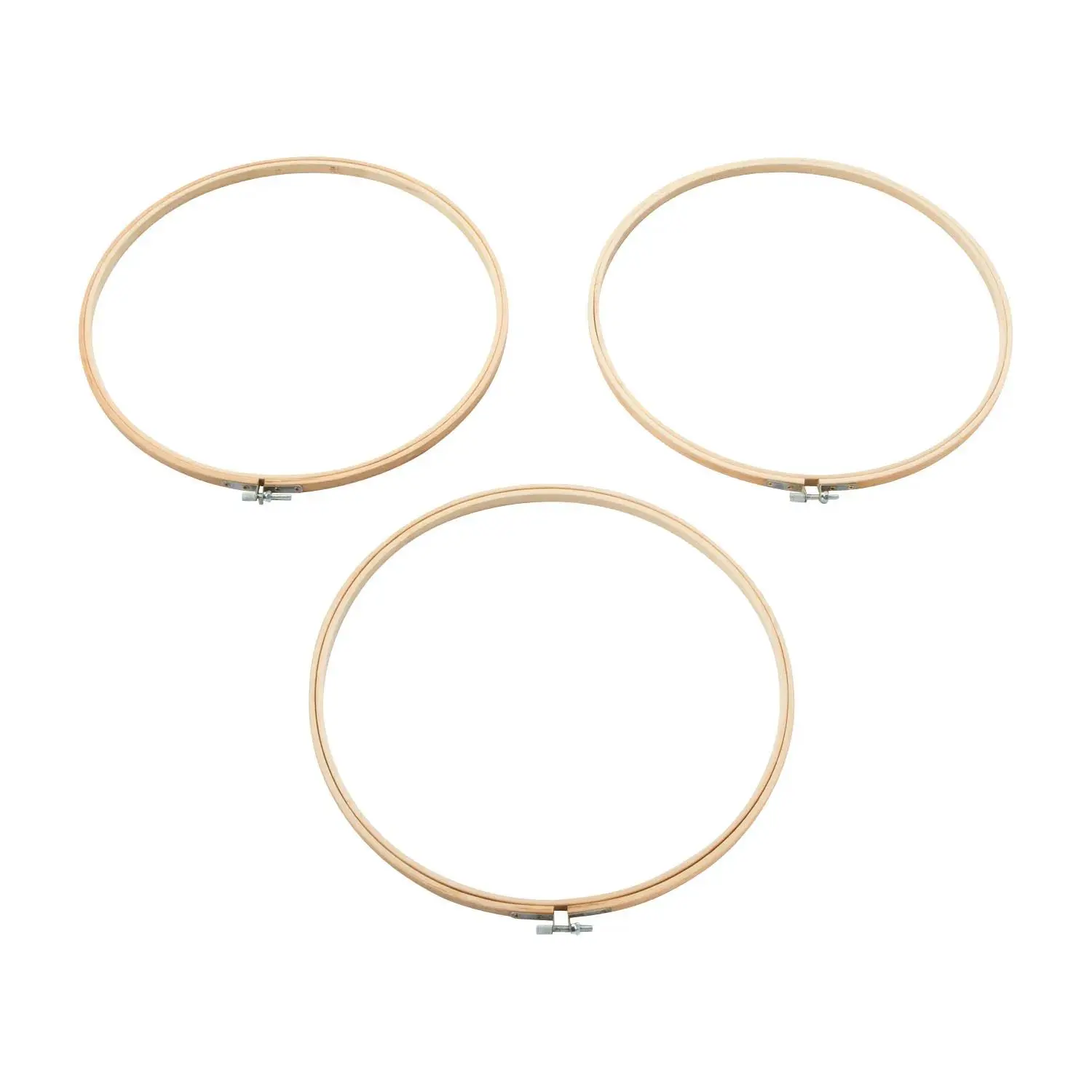 Large Embroidery Hoops - 3 Pc.