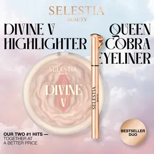 Exclusive TikTok Bundle SELESTIA BEAUTY Queen Cobra Eyeliner & Divine V Highlighter