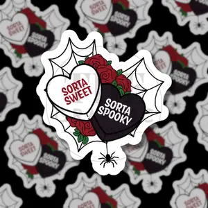 Goth Valentine Stickers