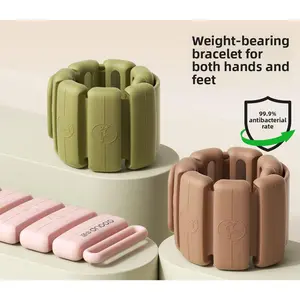 Silicone outdoor weight bracelet fitness invisible sports weighted leggings sandbag running arm tie hand treadmills home abs workout