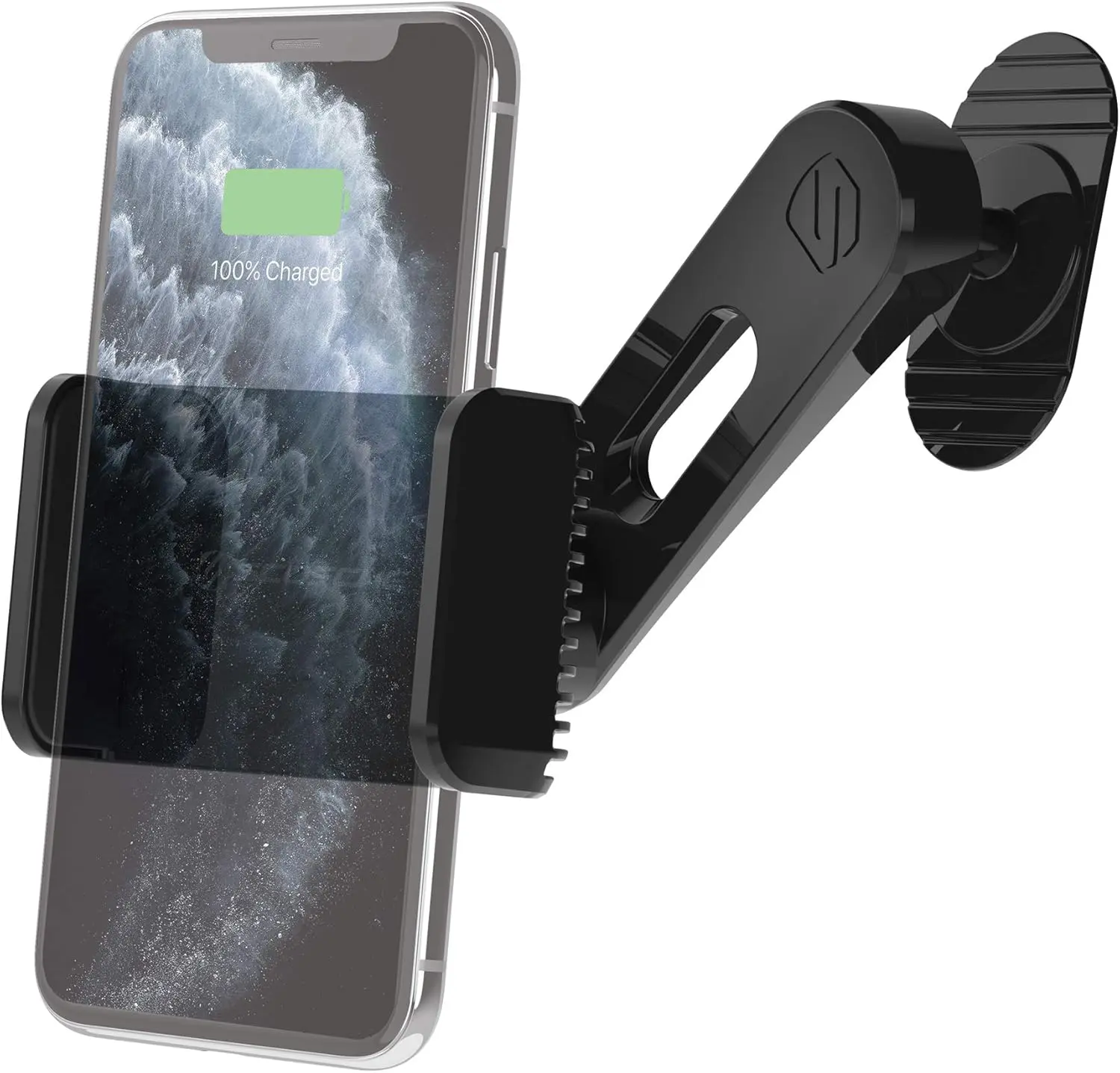 Scosche Car Mount Extendo/Swing-Arm 2-in-1 Telescoping Kit Black - Compact & Versatile Design for Easy Installation and Use