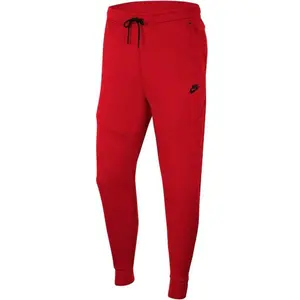 Men's Nike Sportswear University Red/Blk Tech Fleece Jogger (FZ4710 657)