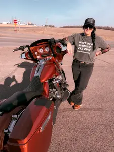 "Don't do a burnout" Women's Crop