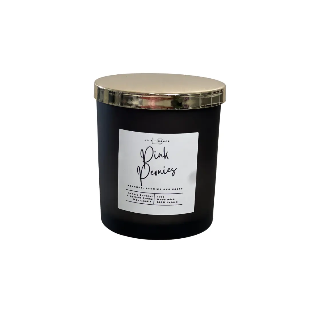 Pink Peonies Candle