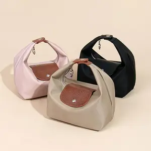 Crescent Underarm Bag – Lightweight Nylon, Adjustable Strap (Multi Colors)!Stylish & Versatile for Every Outfit Half Moon Purse