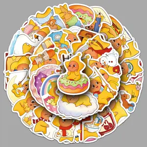 50 Pcs Twinkletwinkle Star People Stickers Q Version Cute Waterproof Trendy Decorative Smartphone Earphone Phone Stickers Cellphone Accessories