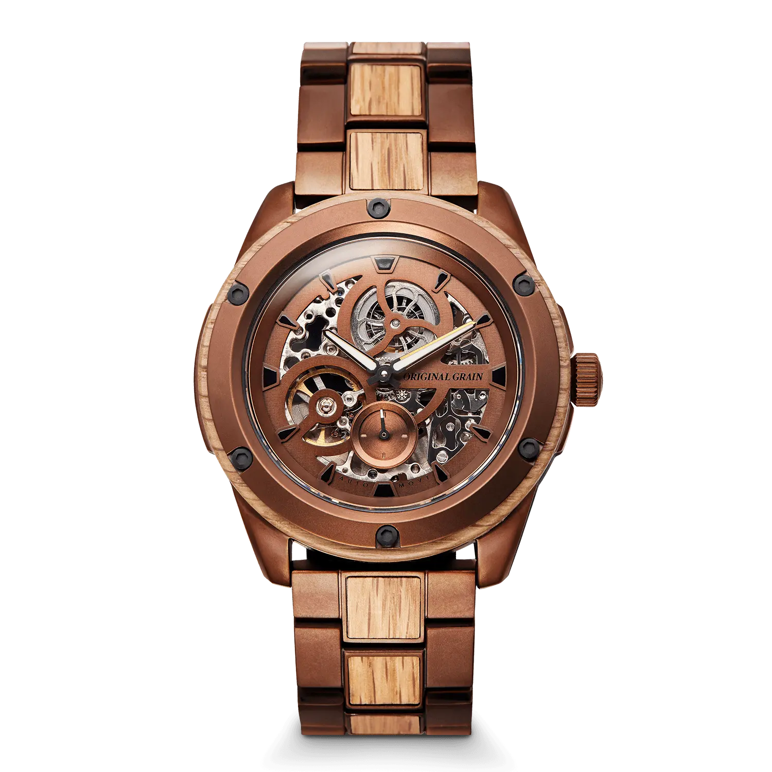 Whiskey Espresso Rugged Automatic 44mm Men's Watch Whiskey Espresso Rugged Automatic 44mm Men's Watch