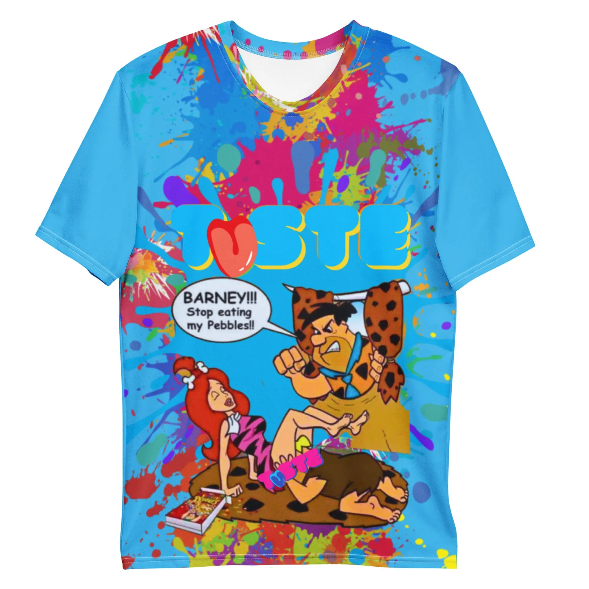 SOON TASTE FRUITY PEBBLES TYEDIE T-SHIRT (BUBBLE GUM BLUE)