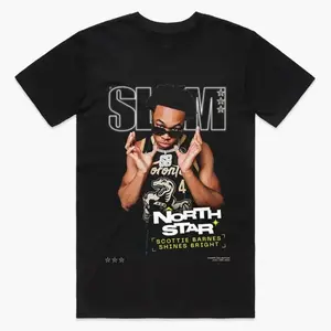 (Sale Off Up To 50%) Scottie Barnes T-shirt, SLAM Cover T-Shirt Unisex Sports Tee Vintage Retro Basketball Streetwear Cotton Medium Heavy Fabric LMBN