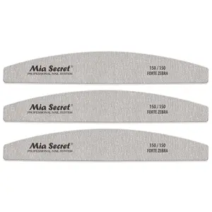 Forte Zebra Halfmoon Nail File 150/150 Green Center