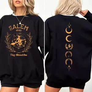 1692 They Missed One Halloween Tshirt - Sweatshirt - Hoodie, 1692 Halloween Shirt, Halloween Witch Shirt, 1692 Witch Shirt, They Missed One Shirt, Funny Feminist Shirt, Funny Halloween Shirt