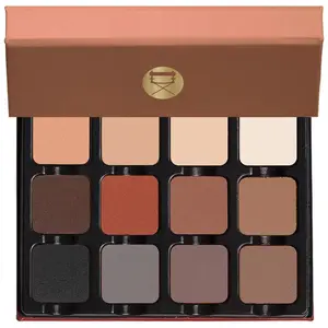 Viseart Petites Mattes Neutral Eyeshadow Palette - Travel Friendly Makeup in the Perfect Neutral Cosmetic Tones Peach Beige Peach Beige